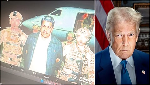 ವೆನೆಜುವೆಲಾ ಮೇಲೆ ಅಮೆರಿಕ ಸೇನೆ ದಾಳಿ: 30 ನಿಮಿಷಗಳಲ್ಲೇ ರಣಬೇಟೆ; ಅಧ್ಯಕ್ಷ ಮಡುರೊ-ಪತ್ನಿ ಸೆರೆ; ತುರ್ತುಪರಿಸ್ಥಿತಿ ಘೋಷಣೆ!