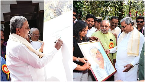 CM Siddaramaiah at Chitrakala Parishath