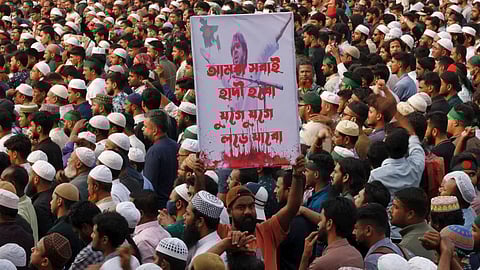 Sharif Osman Hadi's party's protest