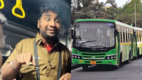Influencer fined Rs 50k for filming reels inside bus