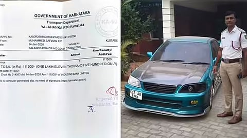 Modified silencer Car