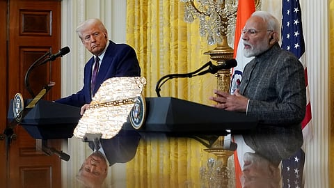 Donald Trump and PM Narendra Modi(File photo)