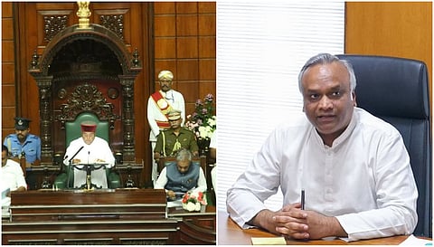 Governor and Minister Priyank Kharge (File photo)
