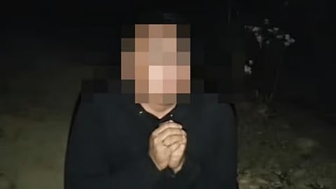 Meitei man moments before he was shot dead