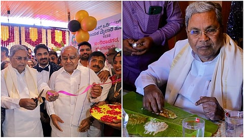 CM Siddaramaiah inaugurated Mylari dose hotel in Bengaluru