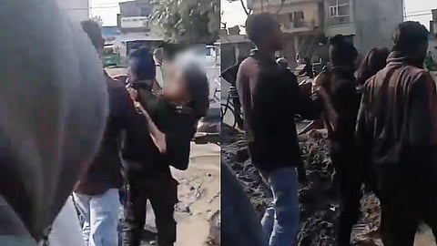 ಕಾಲು ಮುರಿದುಕೊಂಡ ಜೋಡಿ