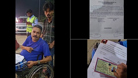 Udupi: Toll staff accused of harassing wheelchair-bound veteran who fought in Operation Parakram