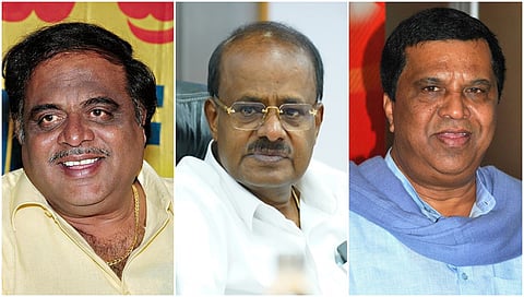 Ambhareesh, Hd kumaraswamy And LR Shivaramegowda