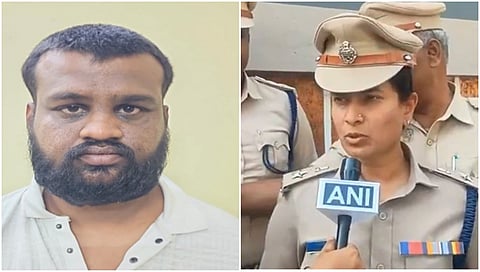 Accused Akshay and sp Jahnavi