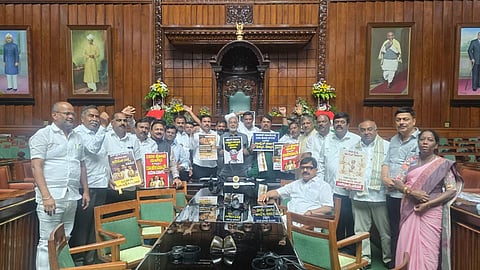 bjp-jds to stage overnight protest