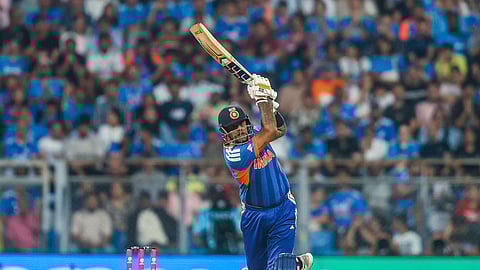 From 77/6, Suryakumar Yadav's 84 takes India to 161/9 against USA