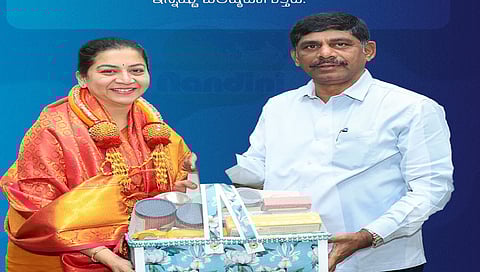 Sudharani appointed as nandini Brand Ambassador