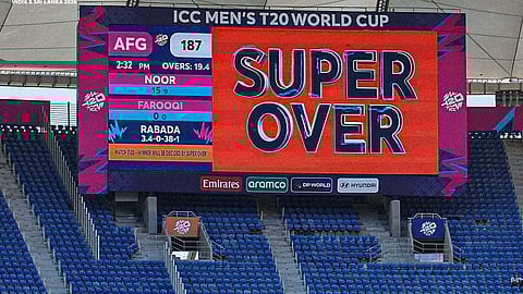 Afghanistan got Bad super Over history