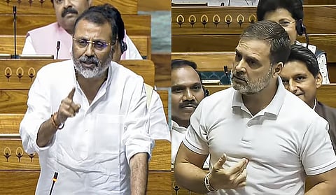 BJP MP Nishikant Dubey moves motion seeking Rahul Gandhi’s expulsion from Parliament