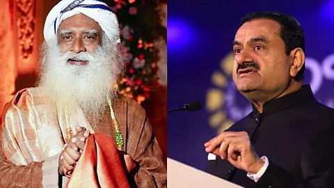 sadguru jaggi vasudev- Adani