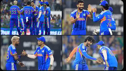 india team celebration
