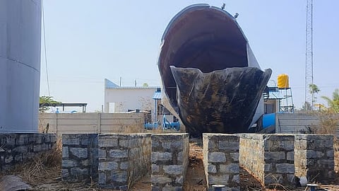 Explosion at chemical factory