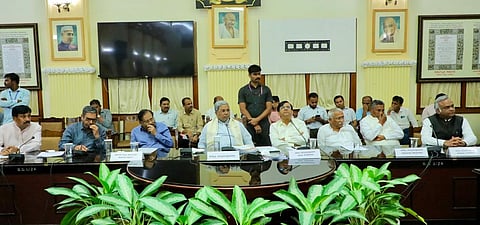 Chief Minister Siddaramaiah held a meeting with the ruling party’s Scheduled Caste MLAs at the conference hall of Vidhana Soudha and heard the demands of the community