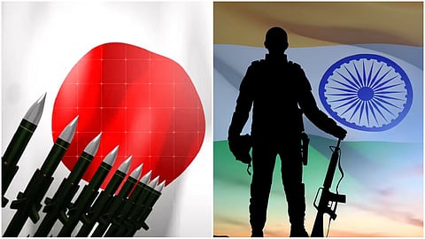 Japan military- Indian military (file photo)