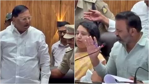 ಸಭೆಯಿಂದ ಎದ್ದು ಹೋಗ್ತೀನೀ?: SC-STಗೆ ಅನ್ಯಾಯ; ಸಚಿವ ಸಂತೋಷ್ ಲಾಡ್ ಮುಂದೆ Congress MLC ಗುಡುಗು, Video!