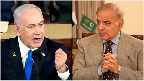 Israel PM Netanyahu-pakistan prime minister shehbaz sharif