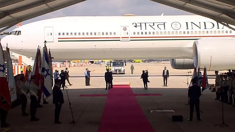 PM Modis flight becomes most tracked in world