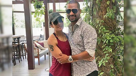 Shikhar Dhawan-Aesha Mukherji
