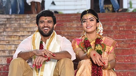 Actress Rashmika Mandanna and actor Vijay Deverakonda