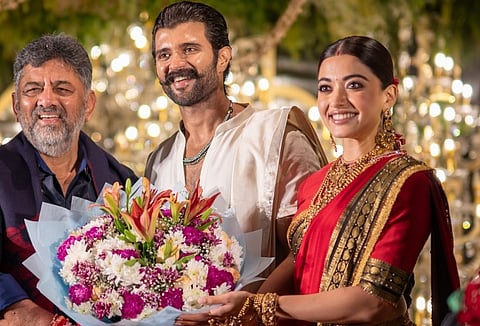 DCM D K Shivakumar in reception