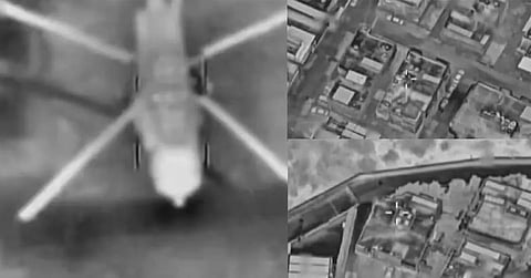 IDF video shows a strike on what appears to be a helicopter.