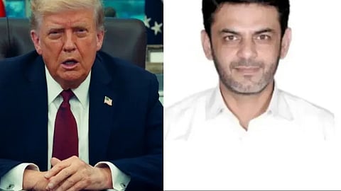 Donald Trump and Asif Raza Merchant