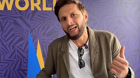 Pakistan former Cricketer shahid afridi