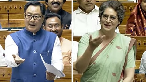 Kiren Rijiju- Priyanka vadhra