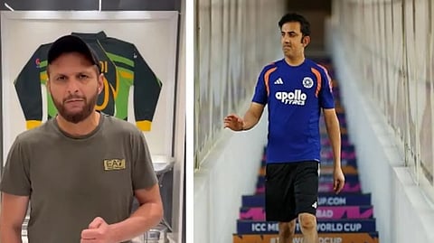 Shahid Afridi-gambhir