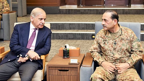 Pakistan PM Shehbaz Sharif - Field Marshal Asim Munir