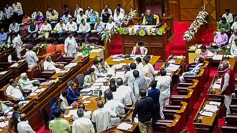 The Karnataka Legislative Council in session