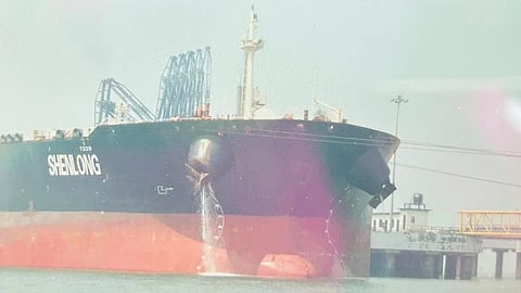 India receives first crude vessel