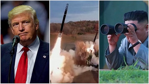 Donald Trump- missile- kim jong un