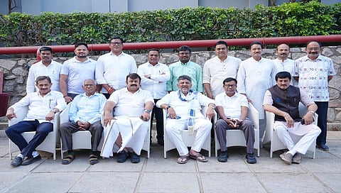 Dk Shivakumar with odisha mlas