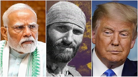 Narendra Modi- VanDyke-Donald Trump