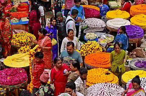 buisness in market for Ugadi