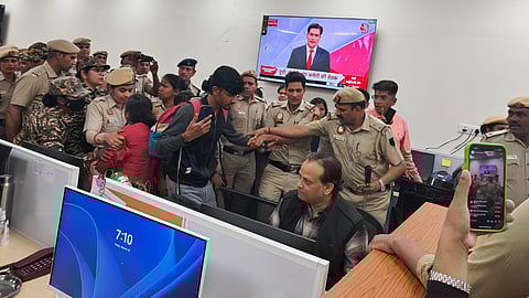 sealed news agency UNI's office