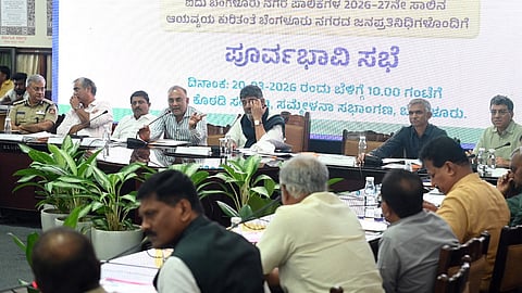 DCM DK Shivakumar in GBA budget preparation Meeting