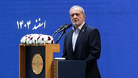 Iranian President Masoud Pezeshkian