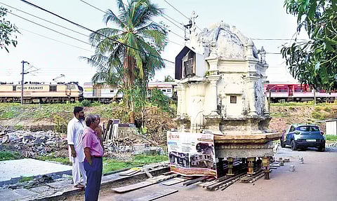 The 200-year-old cross belongs to St John’s Nepumsian Church at Konthuruthy in Thevara.