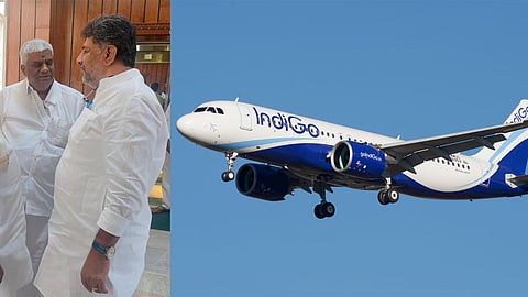 Dy CM DK Shivakumar, Revanna face scare as Delhi flight takes off before landing