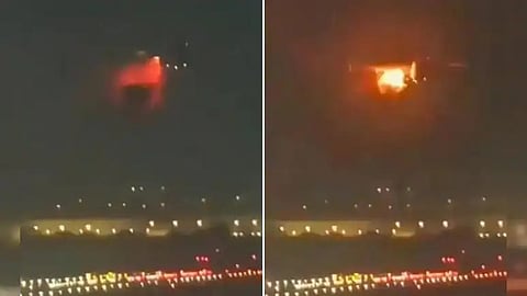 Delta said the fire was caused by a "mechanical issue with the aircraft's left engine"