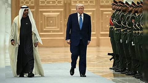 UAE President with US president Donald Trump