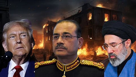 Trump, Muneer and Mojtaba Khamenei Casual Images