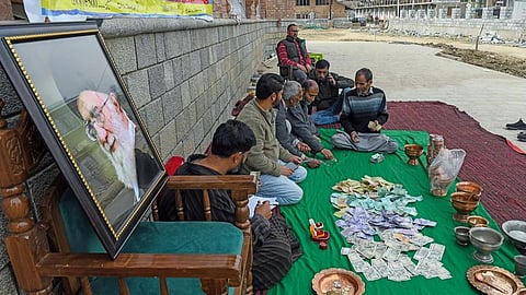 Kashmiris have been donating for the Iranian cause